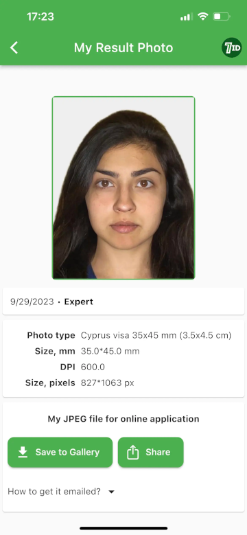 Apl 7ID: Editor Latar Belakang Foto Visa Cyprus