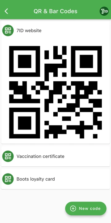 QR Code App: Tárolja QR kódjait egy helyen