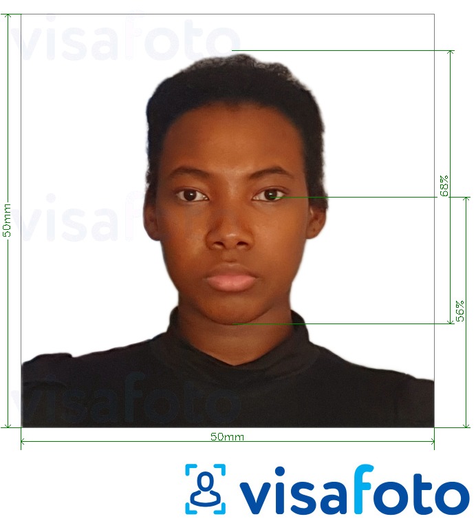 Exemplu de fotografie pentru Madagascar visa 5x5 cm (50x50 mm) cu aceeași dimensiune indicată